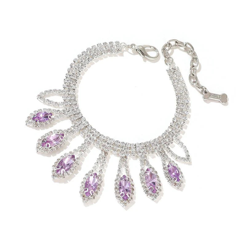 Diamond Pendant Necklace Dog & Cat Collar