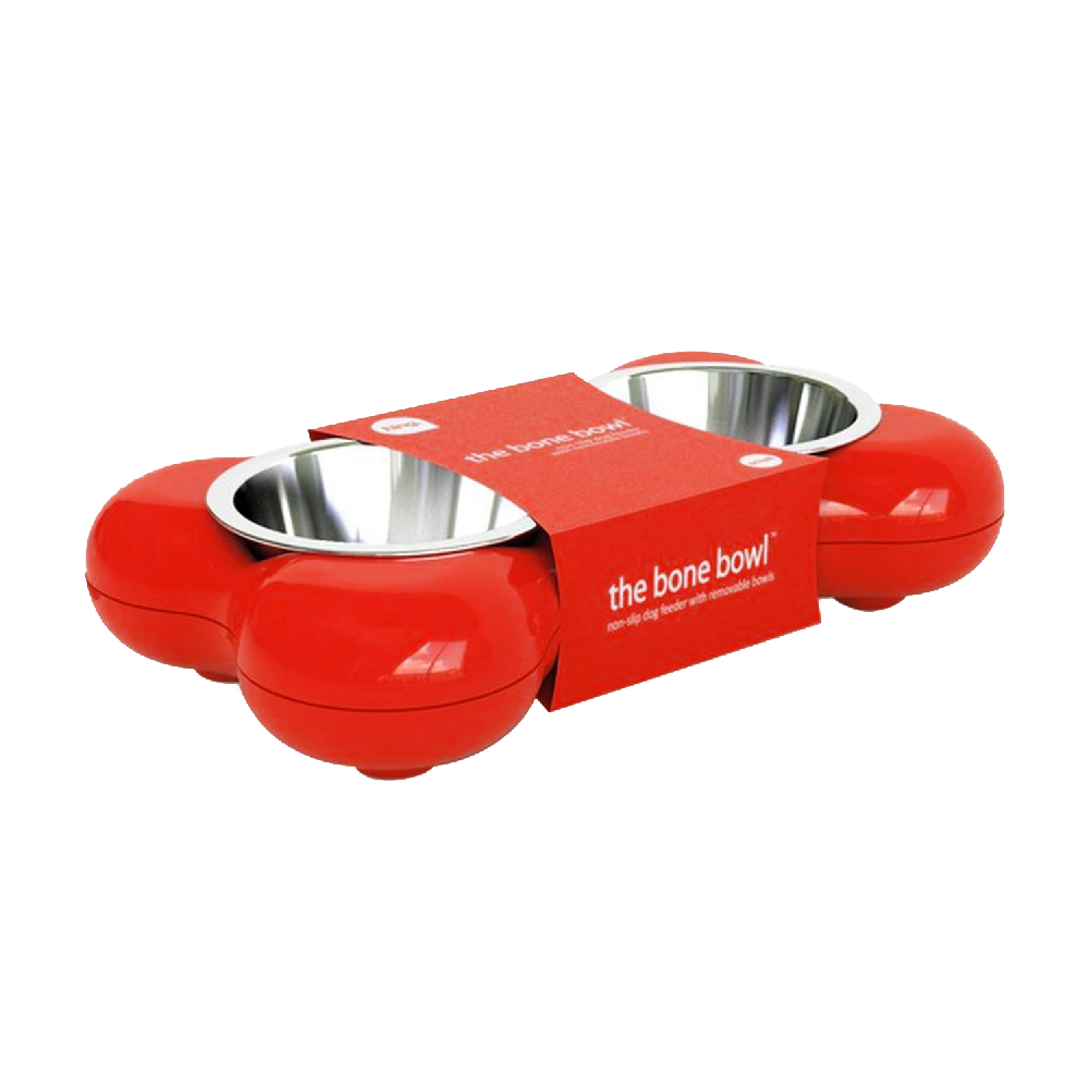 Hing Designs The Bone Bowl With Non Slip Rubber Feet (Planet)