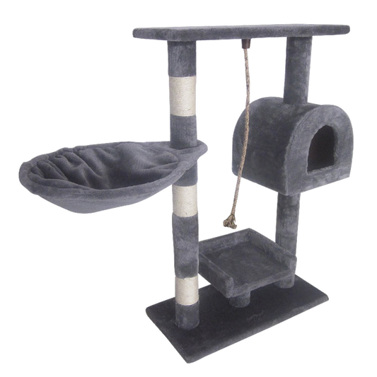 Leopet Kbm001 2grad Árbol Rascador Gato Poste para Rascar Gatito Escalada Ejercicio