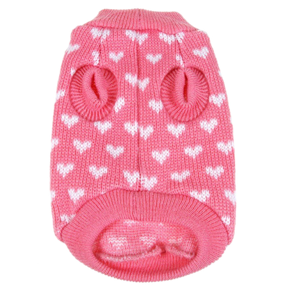 Silvercell Pets Puppy Dogs Clothes Jacket Little Heart Knit Sweater Coat
